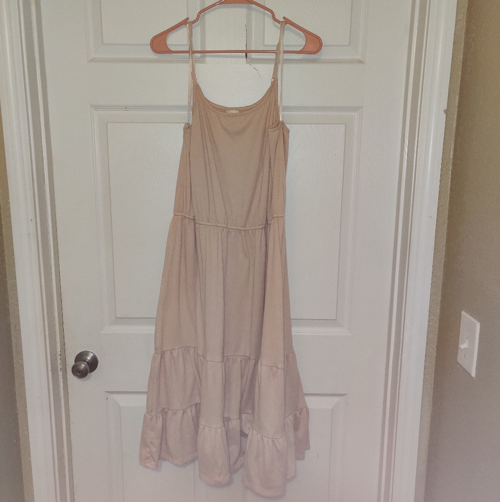Knox Rose Boho Pink Dress with Spaghetti Straps